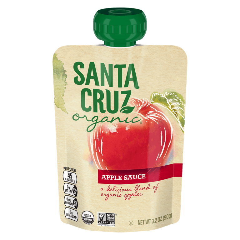 Organic Apple Sauce Pouches 3.2 OZ