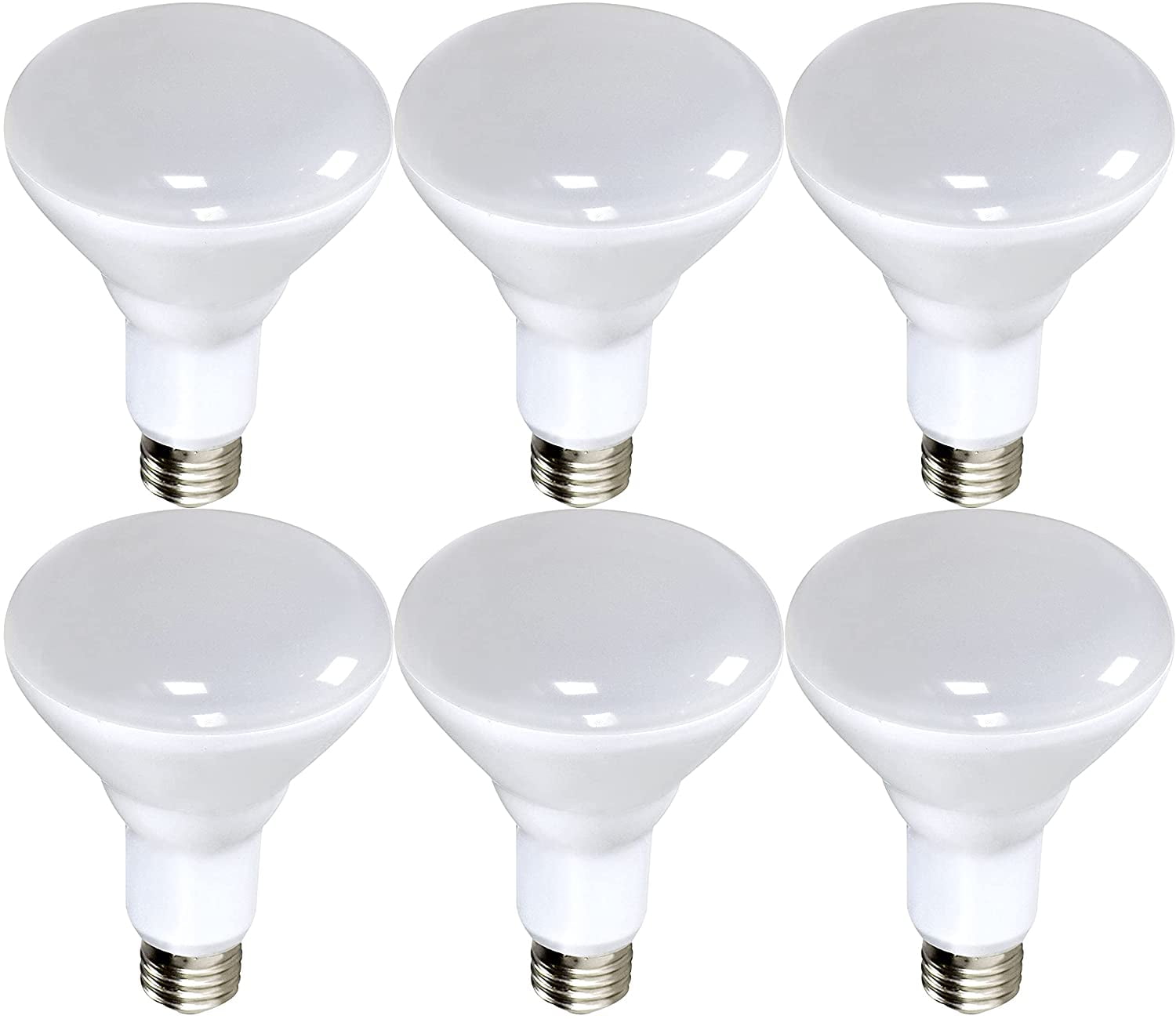 6 Pack Satco S9622 LED Light Bulb 9.5 Watt Medium Base 120 Volts Dimmable