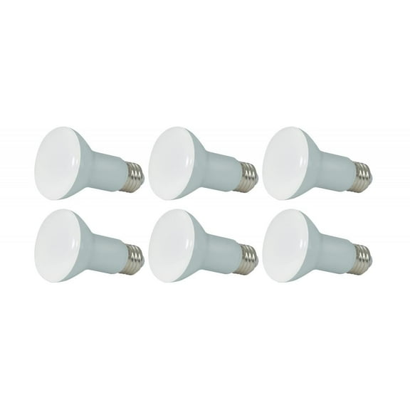 6 Pack - Satco S9630  6.5watt; LED Light Bulb; Medium Base; 120 Volts; Dimmable