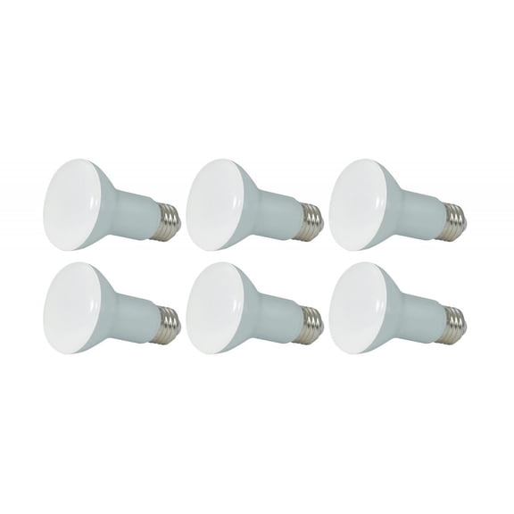 6 Pack - Satco S9630 6.5watt; LED Light Bulb; Medium Base; 120 Volts; Dimmable
