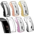 thumbnail image 1 of 6 Pack Screen Protector Case Compatible for Fitbit Inspire3/Inspire 2/Inspire HR/Ace 2, 1 of 6