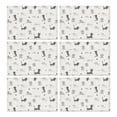 thumbnail image 1 of 6-Pack Seasonal Design Placemats Set - Waterproof Polyester Table Mats with Floral, Halloween Pumpkin, Snowflake & More Patterns (17.7x11.8 Inch) - Perfect for Dining, Parties & Holiday Decor, 1 of 5