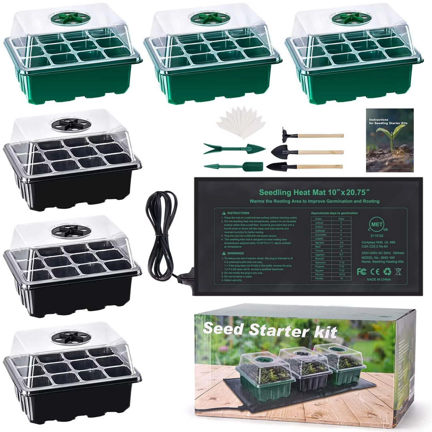 Coco Coir Seed Starter Pellets 125 Coconut Coir Plugs for Growing