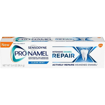 6 Pack Sensodyne Pronamel Intensive Enamel Repair Toothpaste, Clean Mint, 3.4 Oz
