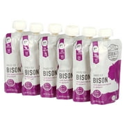(6 Pack) Serenity Kids Grass Fed Bison with Organic Kabocha Squash & Spinach Stage 2, 6+ Months