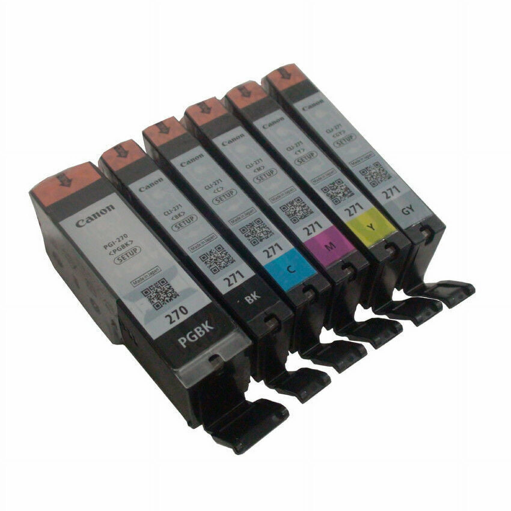 Set of 5 GENUINE CANON Setup Cartridges FOR TR7750, TS6150, TS8150, TS9150  etc.