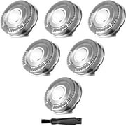 6-Pack Sh50/52 Replacement Blades Compatible with Series 5000 Electric Shavers, 5000 Replacement Head Compatible with Razor Series S5000 All Models S5252 S5270 S5271 More﻿