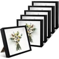 thumbnail image 1 of 6 Pack Shadow Box Picture Frame,Wood Square Shadow Boxes Display Cases,1.2 Inch Interior Depth 3D Frames Shadow Box for Pictures, Flowers, Medals, Memorabilia,Tickets(8 x 8 Inch), 1 of 4