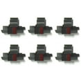 (6 Pack) Sharp EL1611V EL1750V EL1801V Calculator Ink Roller, Black