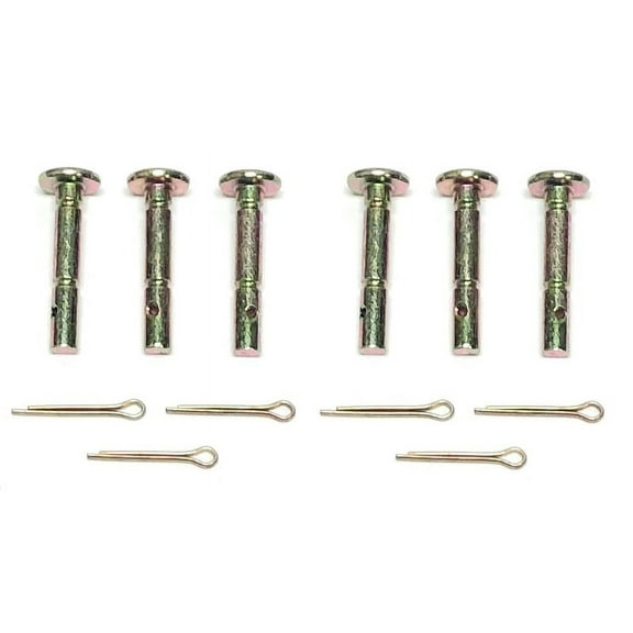 6 Pack, Shear & Cotter Pins Compatible with 738-04124, 738-04124A