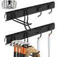 6 Pack Shed Tool Hooks Organizer Wall Mounted 32