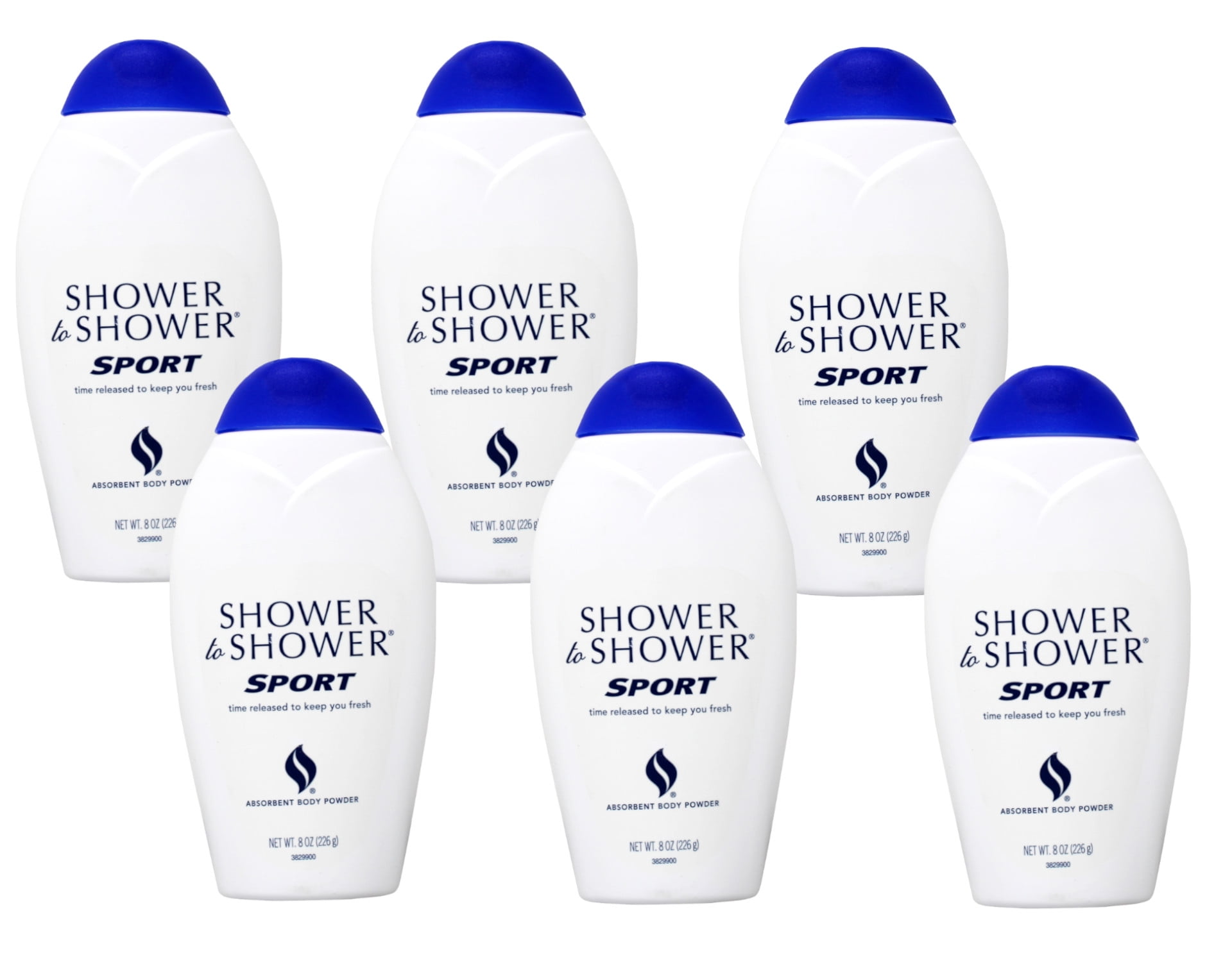 Shower To Shower Sport Fresh Absorbent Body Powder, Talc Free, 8 Oz