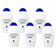 6 Pack - Shower To Shower Absorbent Body Powder Sport 8 Oz Each Talc Free