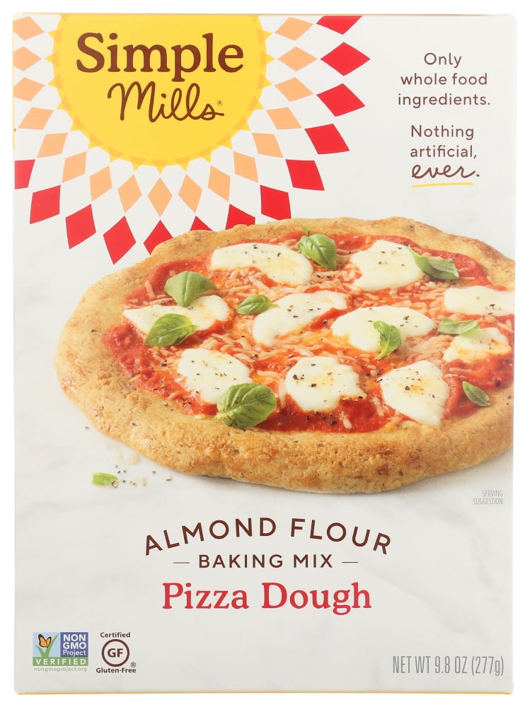 (6 Pack) Simple Mills Almond Flour Pizza Dough Mix, 9.8 oz