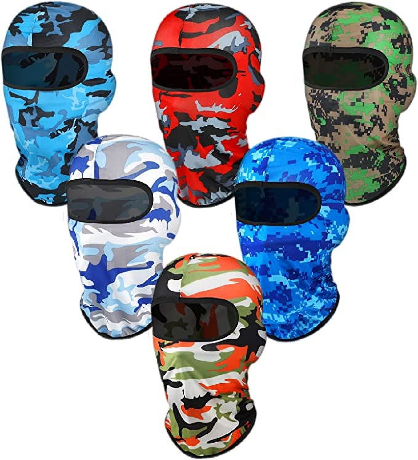 6 Pack Ski Mask Balaclava Face Masks Pooh Shiesty Mask Outdoor Full Cover Protection