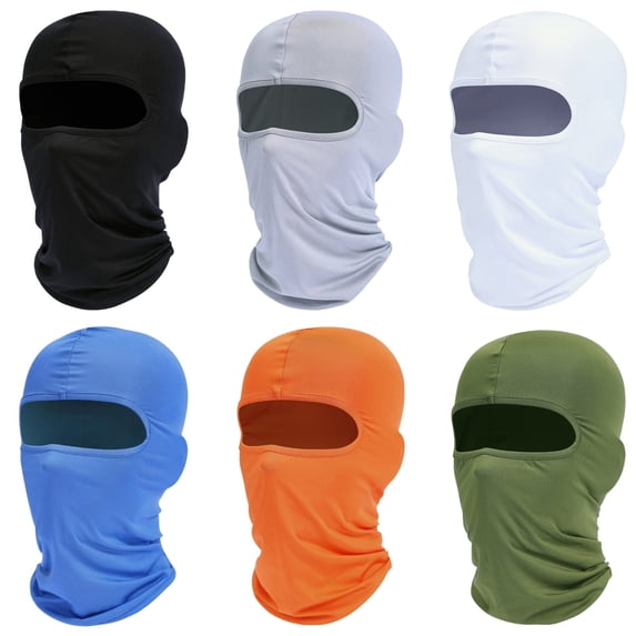 6 Pack Ski Mask Balaclava Face Masks for Men Women Pooh Shiesty Mask Outdoor Full Cover Summer&Winter Protection