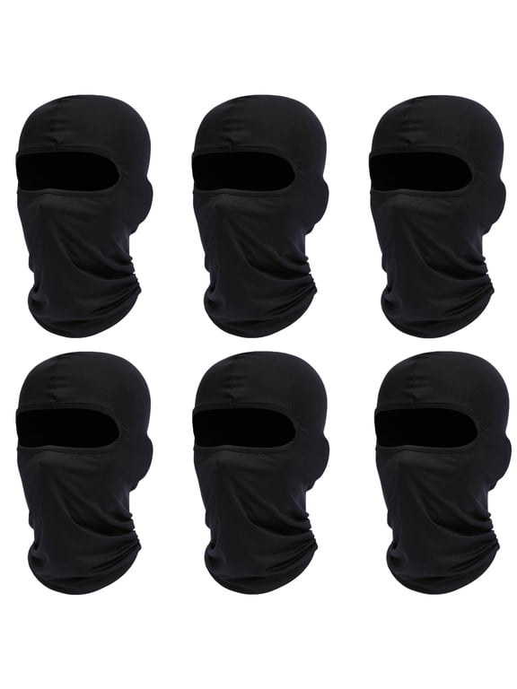6 Pack Ski Mask Balaclava Face Masks for Men Women Pooh Shiesty Mask Outdoor Full Cover Summer&Winter Protection