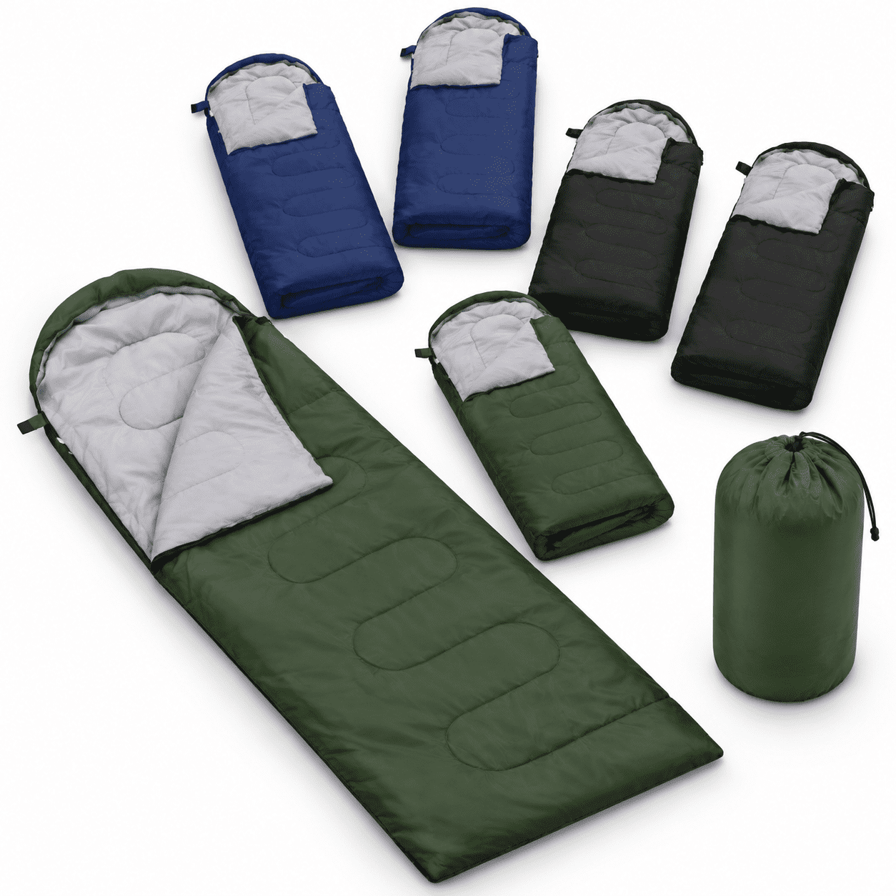 Walmart Homeless 6 Pack Sleeping Bags Bulk For Homeless Donation - Walmart.com