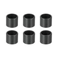 thumbnail image 1 of 6 Pack Sleeve Bearing Plastic Bushings ID 10mm x OD 12mm x Length 10mm POM Wrapped Oilless Bushing, Black, 1 of 7