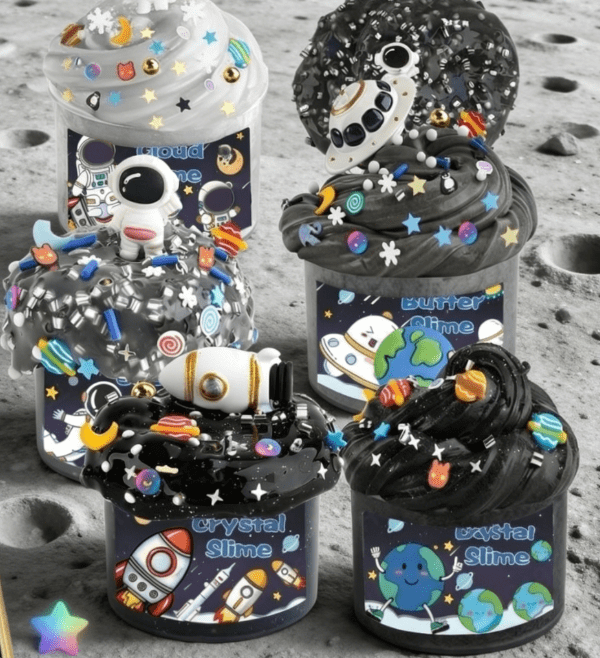 6 Pack Slimes Kit with Cloud, Butter Clear Water Slime, Non-Sticky Soft Sensory Gift, Slime Party Favors, Goodie Bag Stuffers