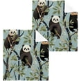 thumbnail image 1 of 6 Pack Sloth Leaves Pure Cotton Washcloths 12 x 12 Inch Reusable Absorbent Soft Cotton Face Towels Fingertip Towels Set for Gym Towels,Hotel and Spa Wash cloth, 1 of 7