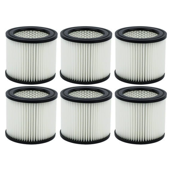 6 Pack Small Cartridge Filter 90398 903-98 90399 Type AA for Shop Vac Wet/Dry Vacs