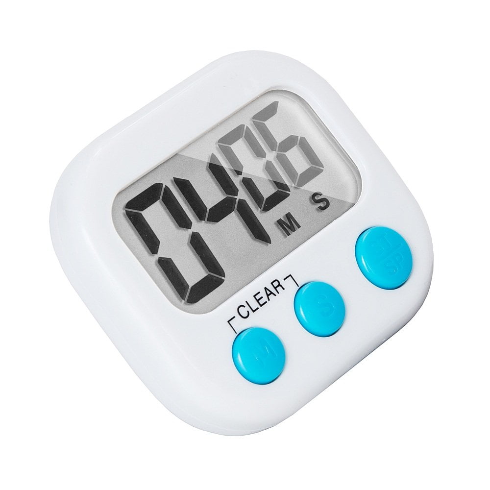 6 Pack Small Digital Kitchen Timer with Magnetic Back, ON/Off Switch ...