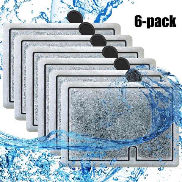 6 Pack Small Fish Tank Filters for aqueon Filter Cartridges
