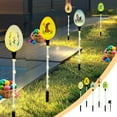 thumbnail image 1 of 6-Pack Solar Easter Egg Stake Lights for Easter Decorations, Outdoor Waterproof Solar Easter Yard Stake Easter Lighted Egg Lights for Garden Patio Yard Pathway Lawn Decor (Rabbit Eggs Style), 1 of 7