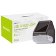 thumbnail image 1 of 6 Pack Solar Fence Light, LED Dusk-to-Dawn Deck Lights, 4000K Cool White, 1 of 7