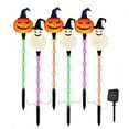thumbnail image 1 of 6-Pack Solar Garden Lights, Waterproof Led Stakes Auto On/Off 8-Hour Glow, Spooky Yard Decor For Trick-Or-Treat, 1 of 7