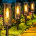 thumbnail image 1 of 6 Pack Solar Lights Outdoor, IP65 Waterproof Auto On/Off Solar Landscape Path Lights Outdoor Solar Garden Lights for Yard Patio Lawn Walkway Driveway, 1 of 7