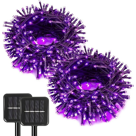 6-Pack Solar String Lights, 600 LED Extra-Long 236Ft Solar Christmas Lights Outdoor Waterproof, 8 Modes Multicolor Led Outdoor Light for Garden, Patio, Wedding, Christmas Decorations