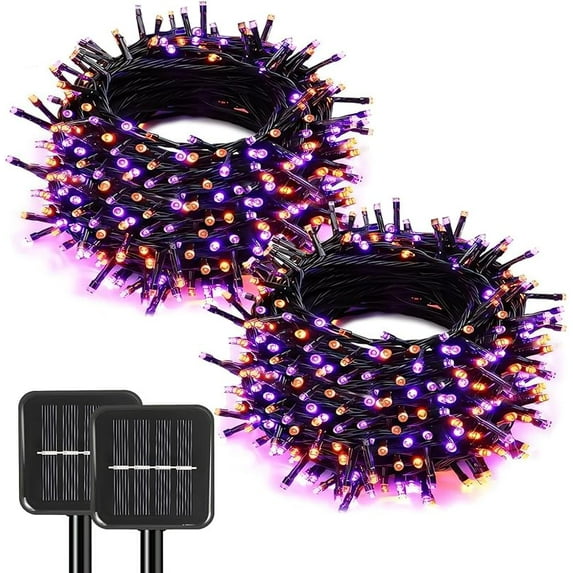 6-Pack Solar String Lights, 600 LED Extra-Long 236Ft Solar Christmas Lights Outdoor Waterproof, 8 Modes Multicolor Led Outdoor Light for Garden, Patio, Wedding, Christmas Decorations