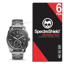 [6-Pack] Spectre Shield Screen Protector for Fossil Hybrid Smartwatch Q Machine Case Friendly Accessories Flexible Full Coverage Clear TPU Film