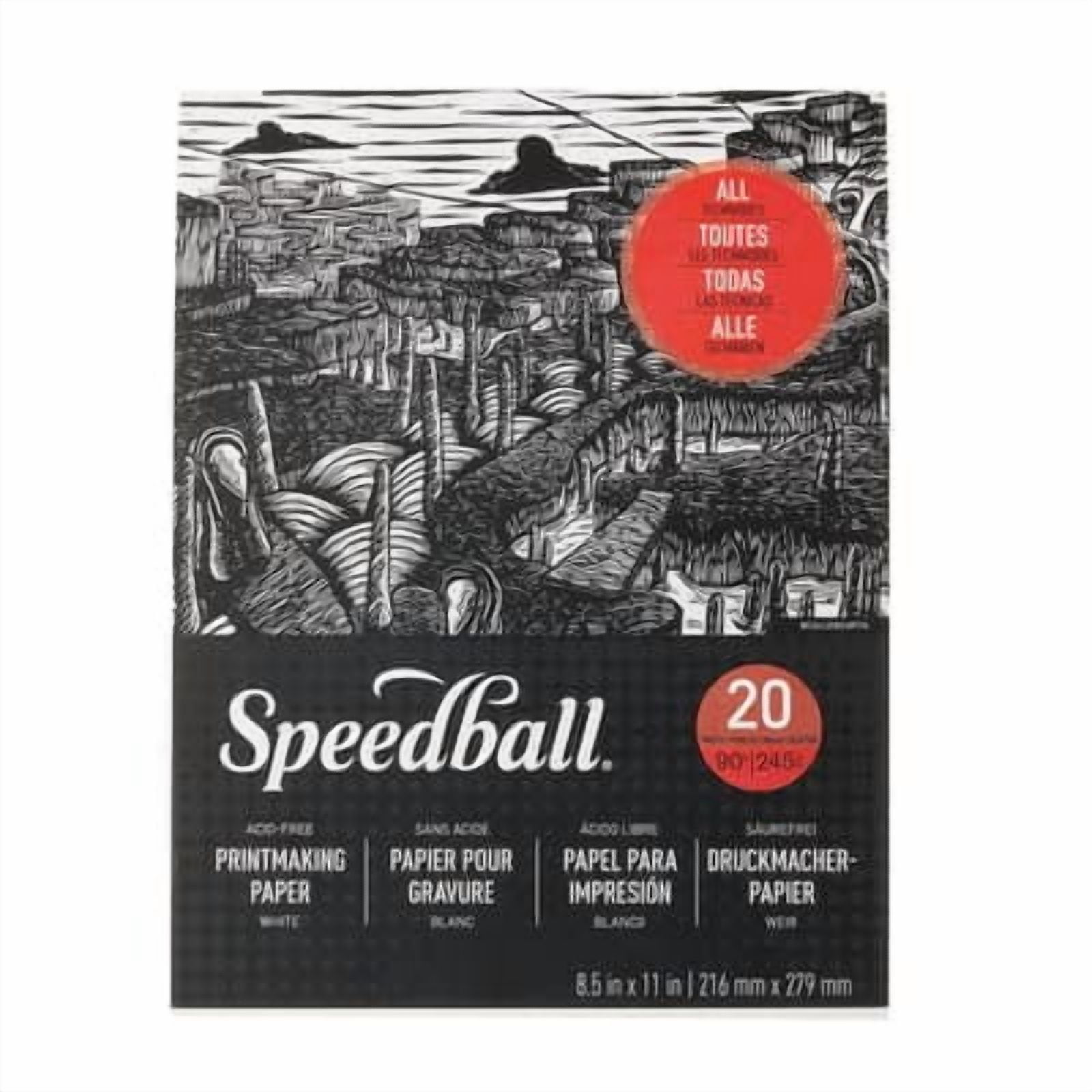Speedball Printmaking Pad, 6 Pack