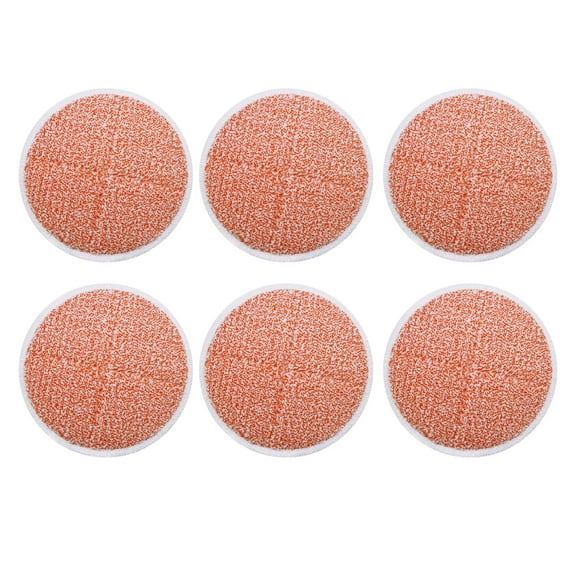 6 Pack Spin Mop Pads Replacement Set Compatible for DESIN Spinwave 2039 2124 2037-6Pack