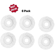 6 Pack Spin Mop Replacement Head for Hurrica, Mopnad, Casabel and Other Standard Size Spin Mop Systems, Cleaning,Microfiber Spin Mop Refills