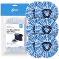 thumbnail image 1 of Spin Mop Head Replacements Compatible with O-Cedar RinseClean, Mop Head Refills for 2-Tank System, Washable & Reusable, Deep Cleaning, Easy to Repalce, 1 CT (Pack of 6), 1 of 14