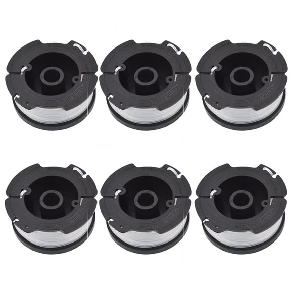 6-Pack Spool Line 30ft 0.065 inch Replacement for Black Decker AF-100 GH400, GH500, GH600, GH610, GH900, GH912