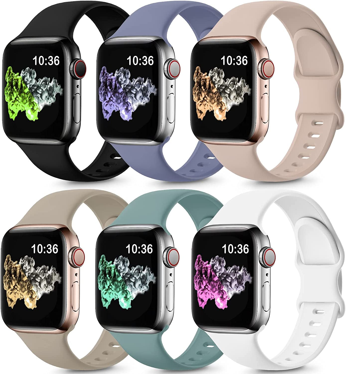 Amazon Apple Watch Wristbands Buy Braided Solo Loop Strap For