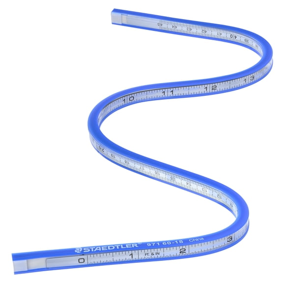 Staedtler Mars 18" Flexible Curve, 6 Pack
