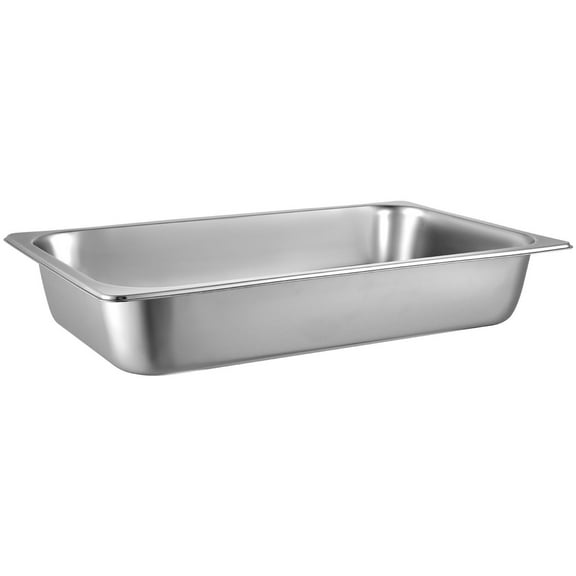 6-Pack Stainless Steel Steam Table Pans 20.9x12.8x3.9 Inch - 13L Deep Hotel Pans, Commercial Food Containers for Oven & Buffet (Anti-Jam Design)