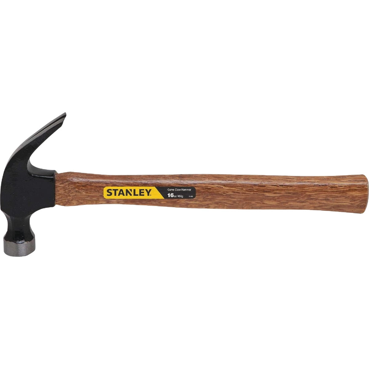 6-pack Stanley Claw Hammer 51-616 - Curved Claw, Straight Wood Handle - 6 Pack, 16 oz — Heavy-Duty Construction, Professional Use