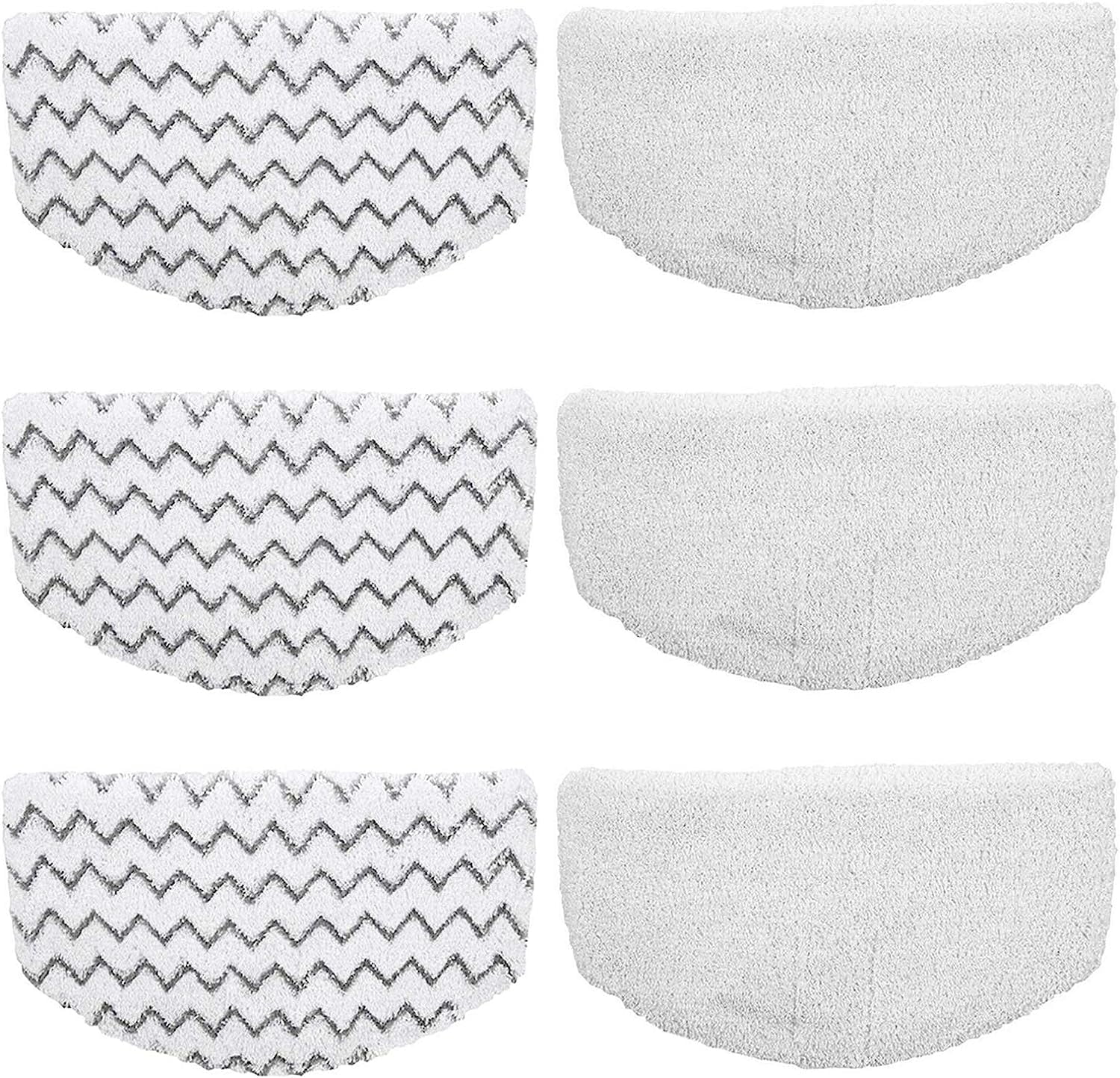 Bissell PowerFresh Series Reusable Steam Mop Pads, 6 Pack, Model 5938