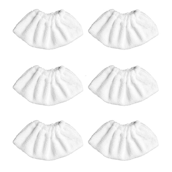 6 Pack Steam Mop Replacement Pads Absorbent Non Scratch Fabric Texture