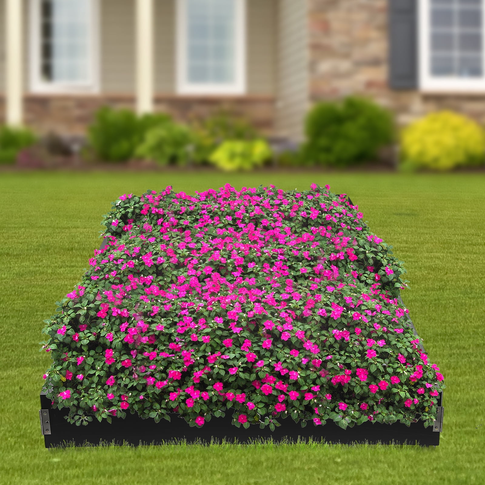 6 Pack Steel Landscape Edging 40 inch Length, 8.46 inch Depth Steel Edging Border for Landscaping Lawn Garden Metal Edging