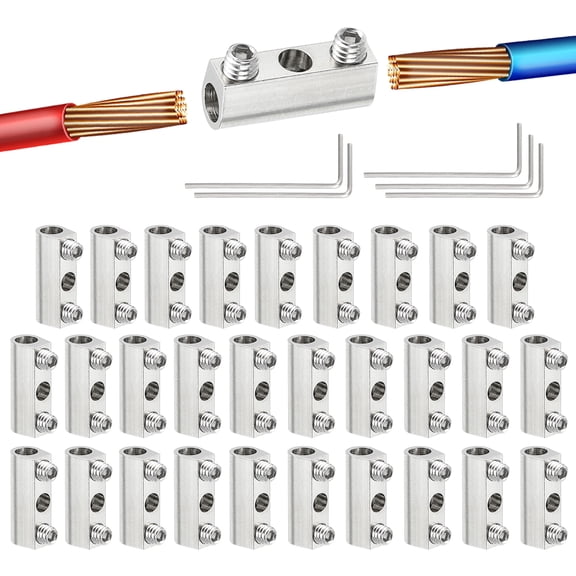 6 Pack Steel Wire Rope Cable Clamp M3 Wire Rope Clips with Screw Silver Tone