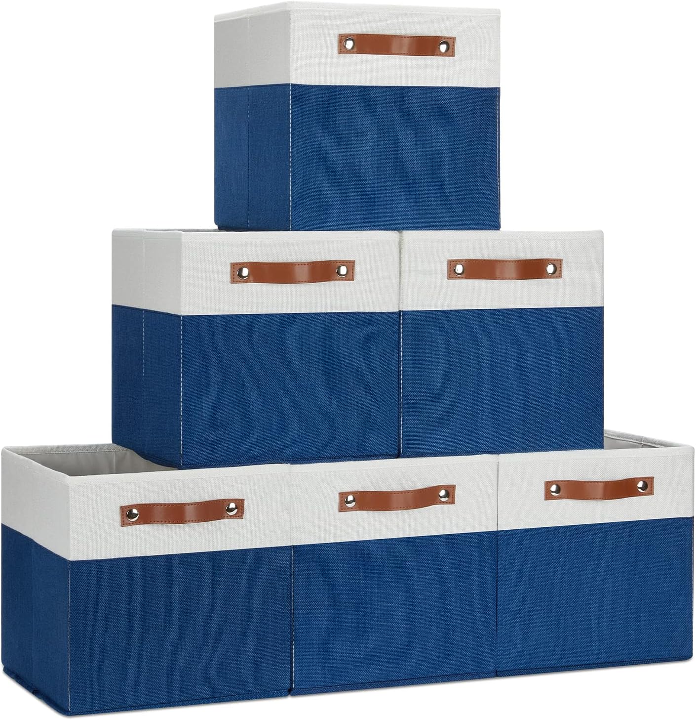 6 Pack Storage Cubes, Cube Storage Bin for Closet Storage, Collapsible ...