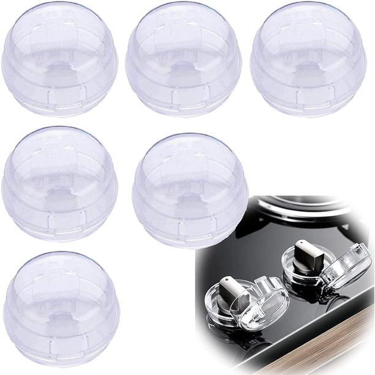 6 Pack Stove Knob Covers for Child Safety, Baby Proof Stove Knob Covers